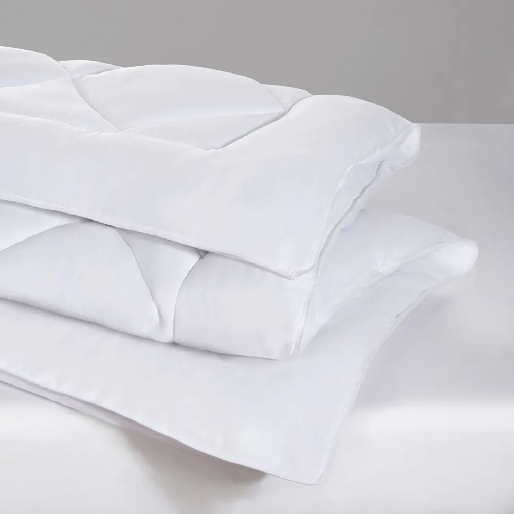 10.5 Tog Dreamy Nights Eco-Friendly Recycled Double Duvet, White - Image 2