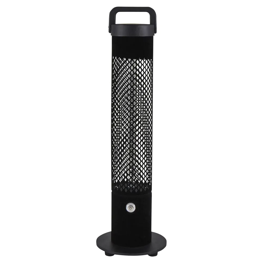 1200 Watt Free Standing Outdoor Radiant Heater, Black