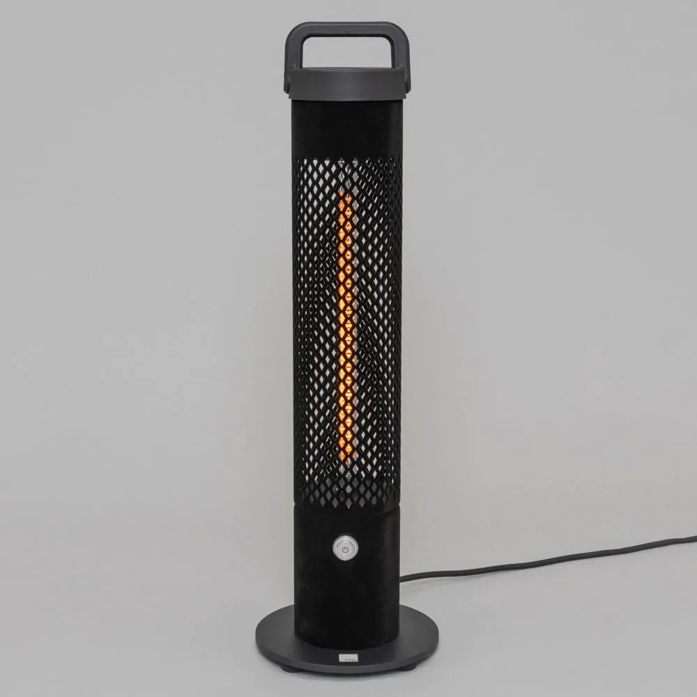 1200 Watt Free Standing Outdoor Radiant Heater, Black - Image 3