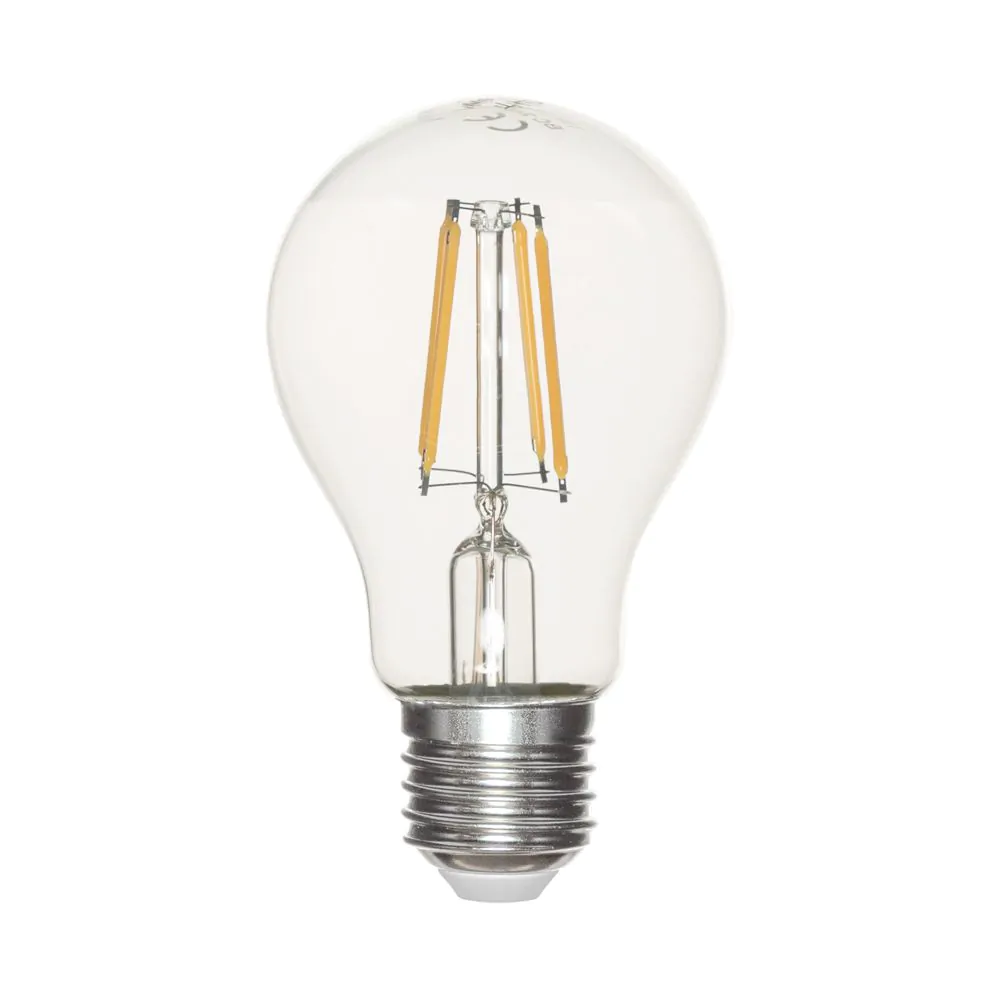 2 Pack Of 6W LED Vintage Style ES E27 Classic Light Bulb, Warm White - Image 2