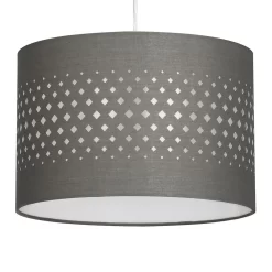 30cm Laser Cut Easyfit Shade, Grey