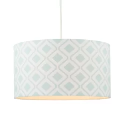 40cm Diamond Easyfit Shade, Minty Blue