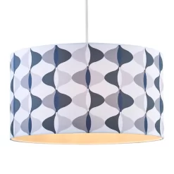 40cm Wave Easyfit Shade, Grey