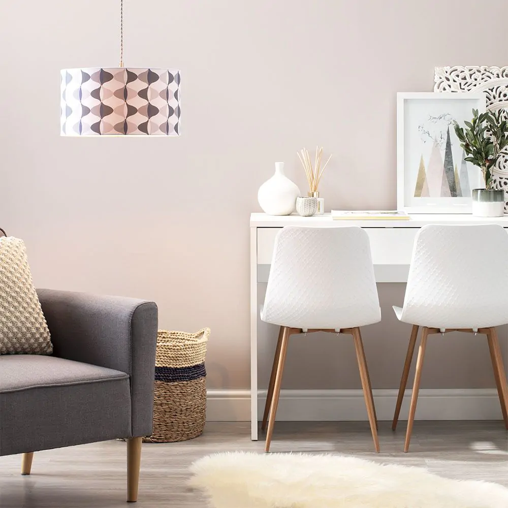 40cm Wave Easyfit Shade, Grey - Image 2