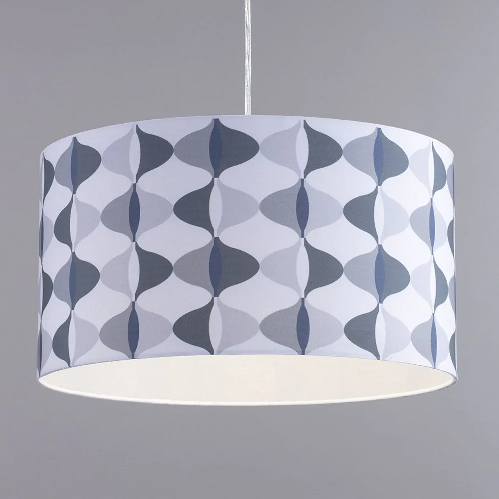 40cm Wave Easyfit Shade, Grey - Image 3