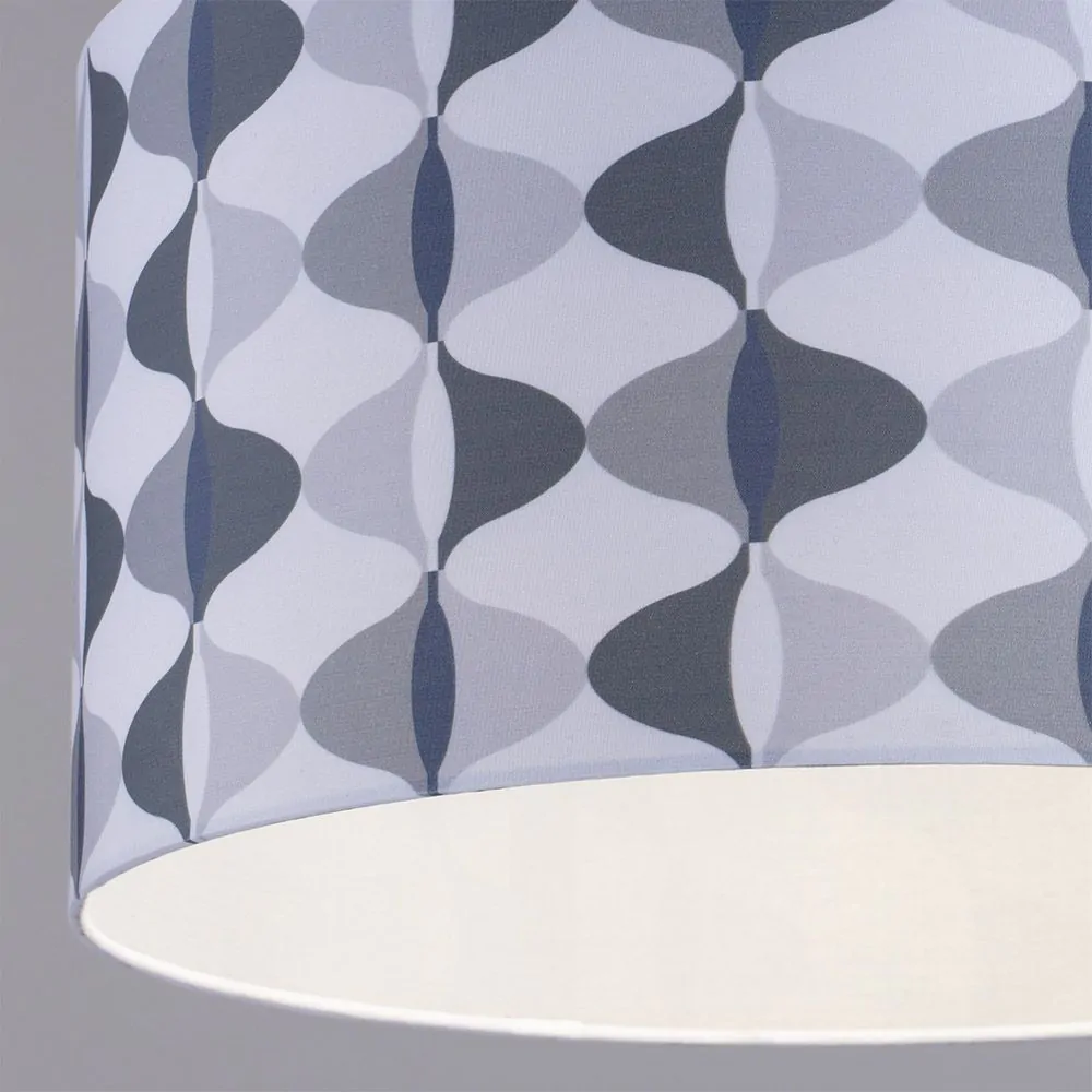 40cm Wave Easyfit Shade, Grey - Image 5