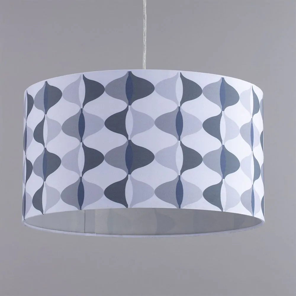 40cm Wave Easyfit Shade, Grey - Image 4