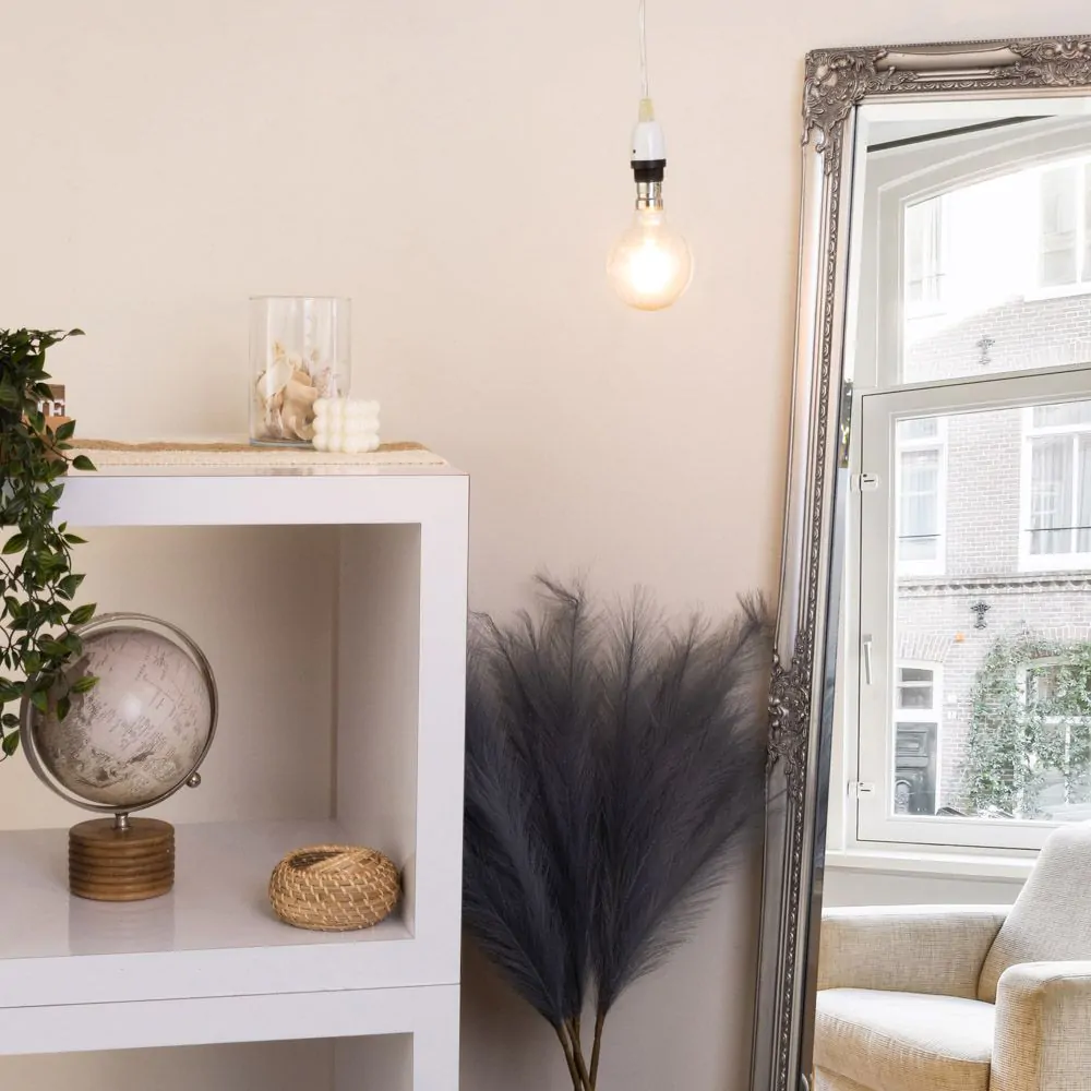 4W LED BC B22 Vintage Filament Globe Bulb, Clear - Image 2