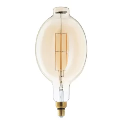 6W LED Oversized Vintage Style ES E27 Filament Bulb, Amber
