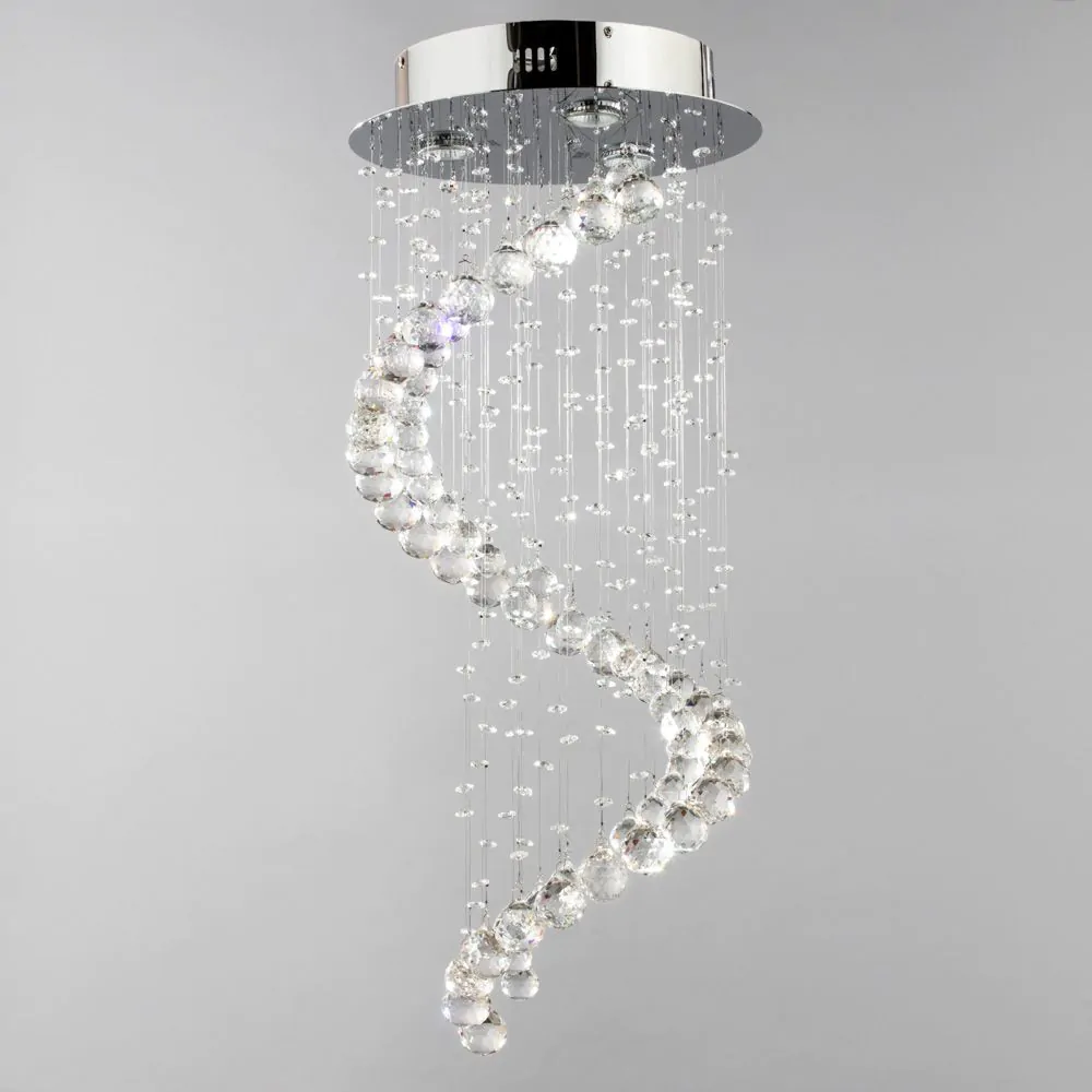 Abyss Flush Ceiling Light, Chrome - Image 4