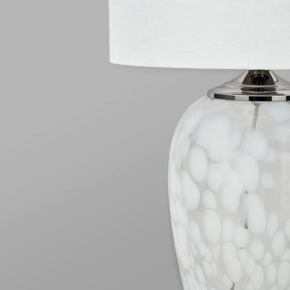 Agnes Flakestone Table Lamp, Nickel - Image 5