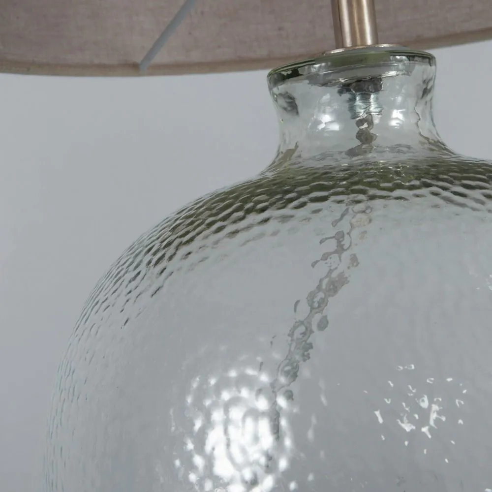 Alfie Bobble Glass Table Lamp, Clear - Image 5