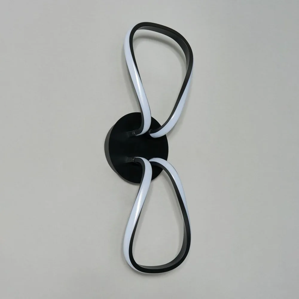 Alvar Petals LED Ceiling Or Wall Light, Black - Image 4