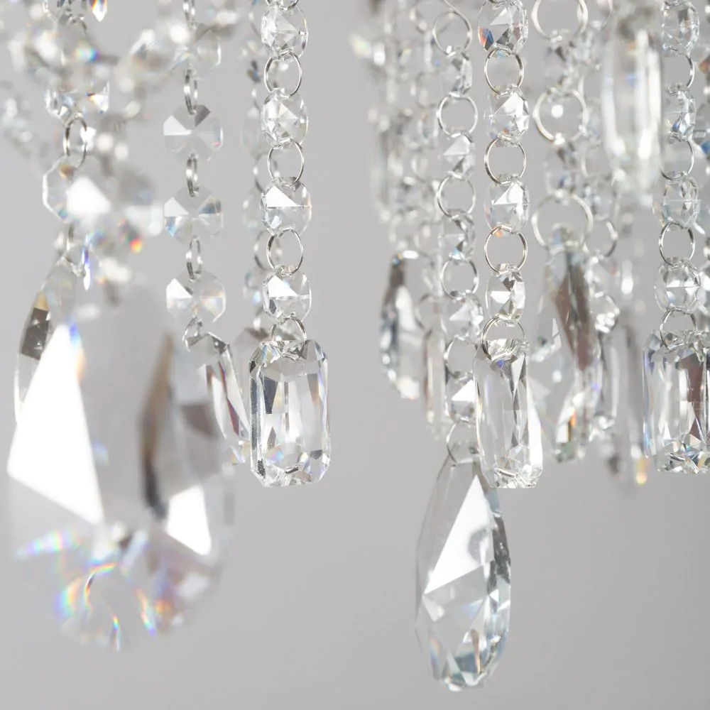 Annalee 8 Light Chandelier, Chrome - Image 5