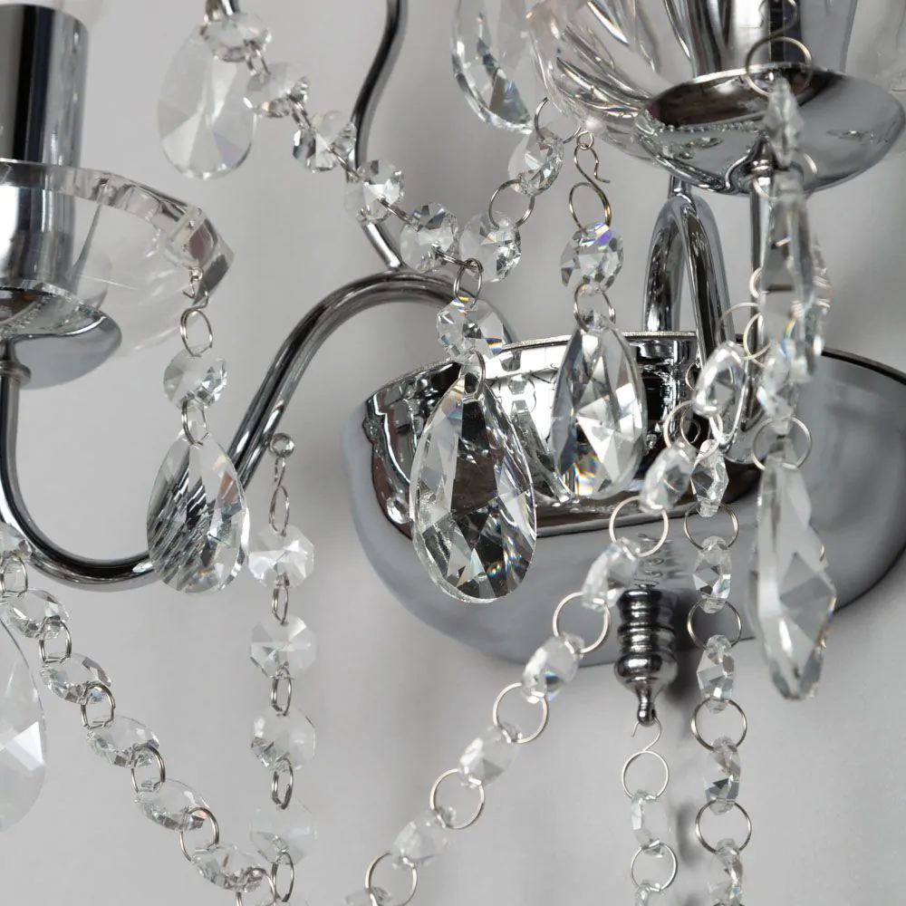 Annalee Wall Light, Chrome - Image 5