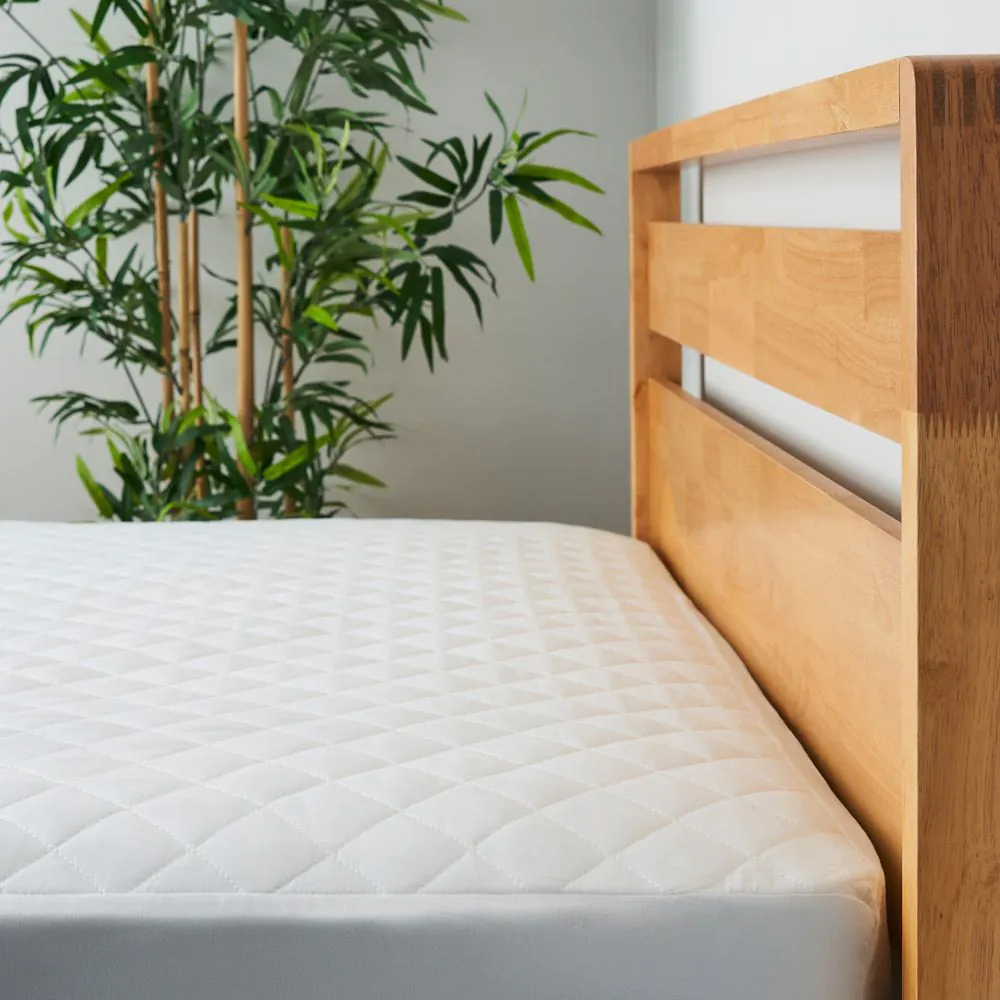 Anti-Bac And Anti-Allergy Mattress Protector Double, White - Image 2