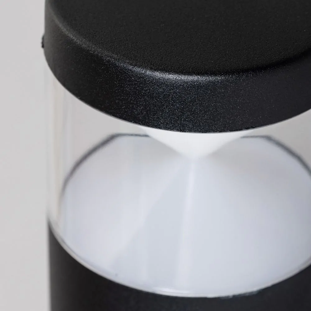 Asher Angled Outdoor Wall Light, Black - Image 5