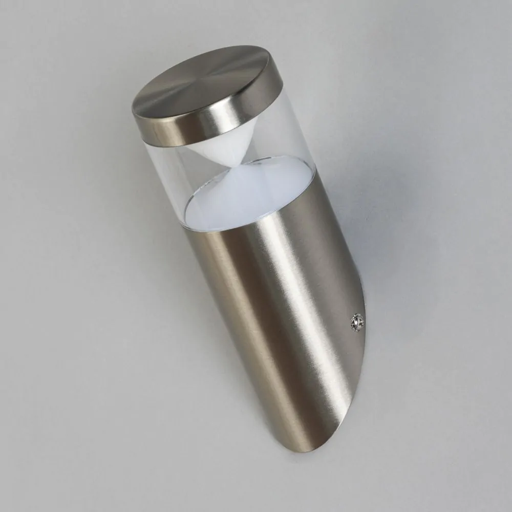 Asher Angled Outdoor Wall Light, Stainless Steel - Image 4