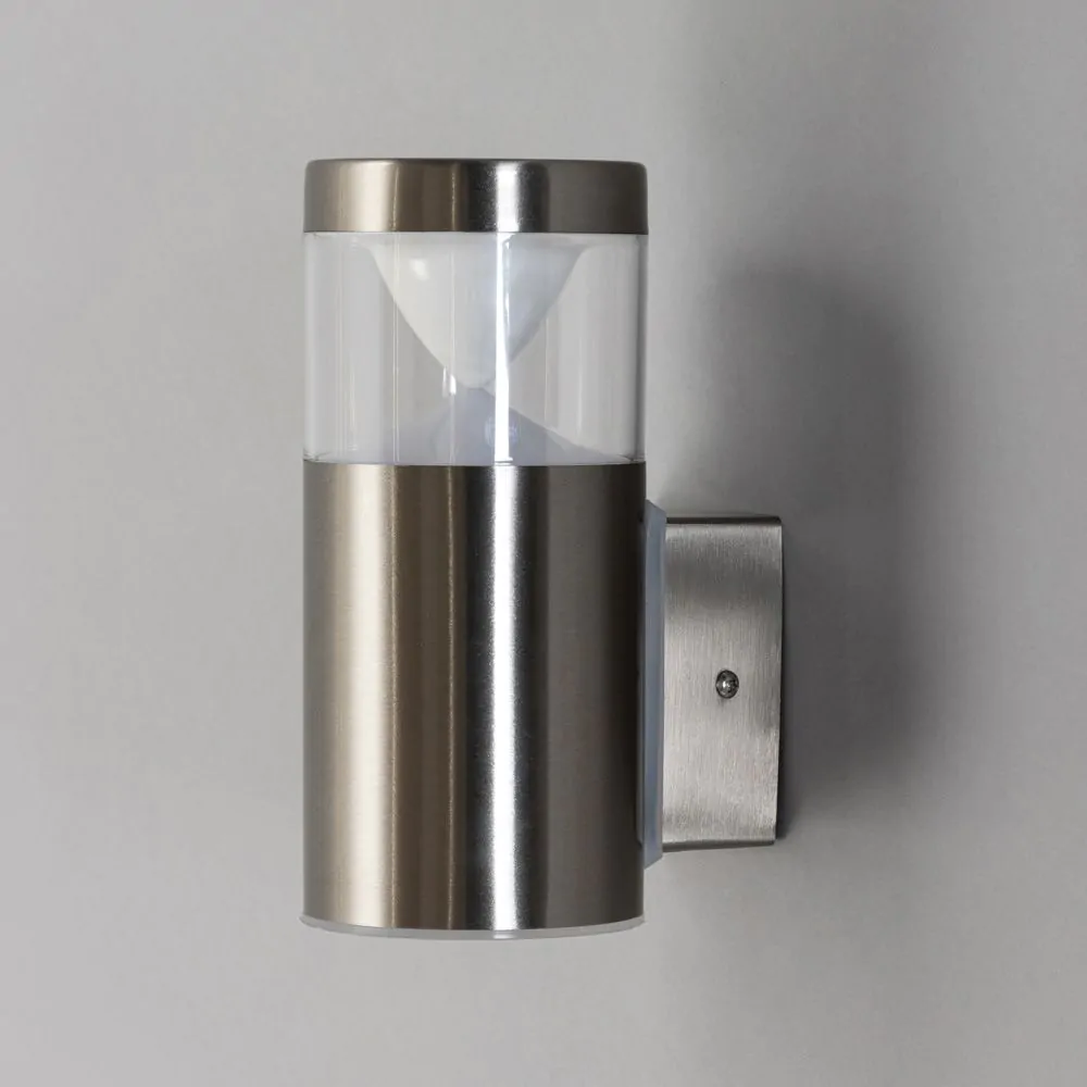 Asher Outdoor Wall Light, Stainless Steel - Image 4