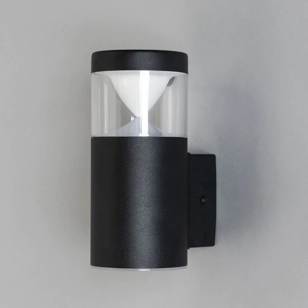 Asher Outdoor Wall Light, Black - Image 4