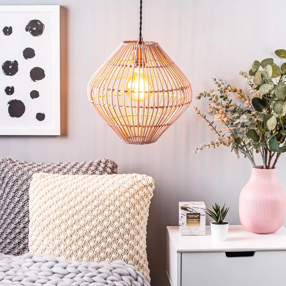 Bamboo Bobbin Easyfit Shade, Matte Pink - Image 2