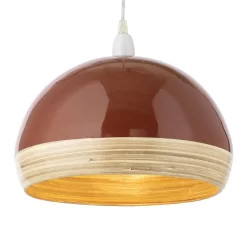 Bamboo Dome Easyfit Shade, Burnt Orange