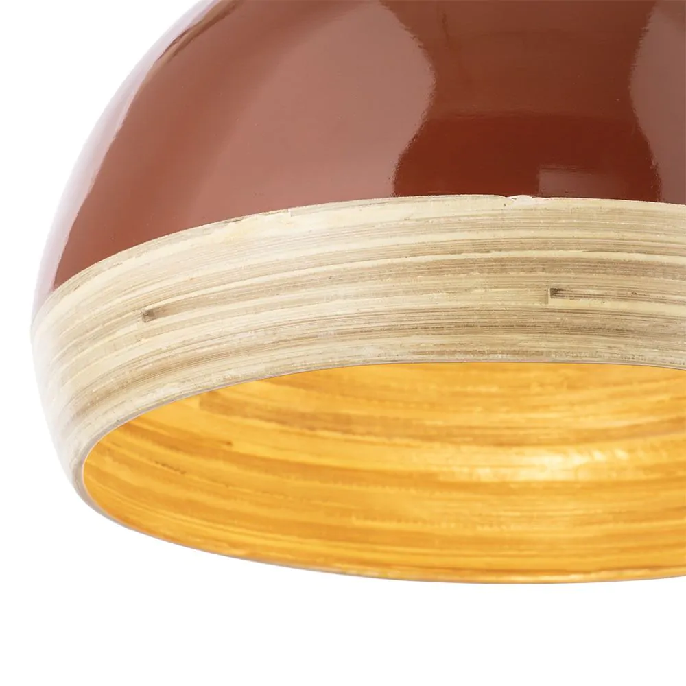 Bamboo Dome Easyfit Shade, Burnt Orange - Image 6