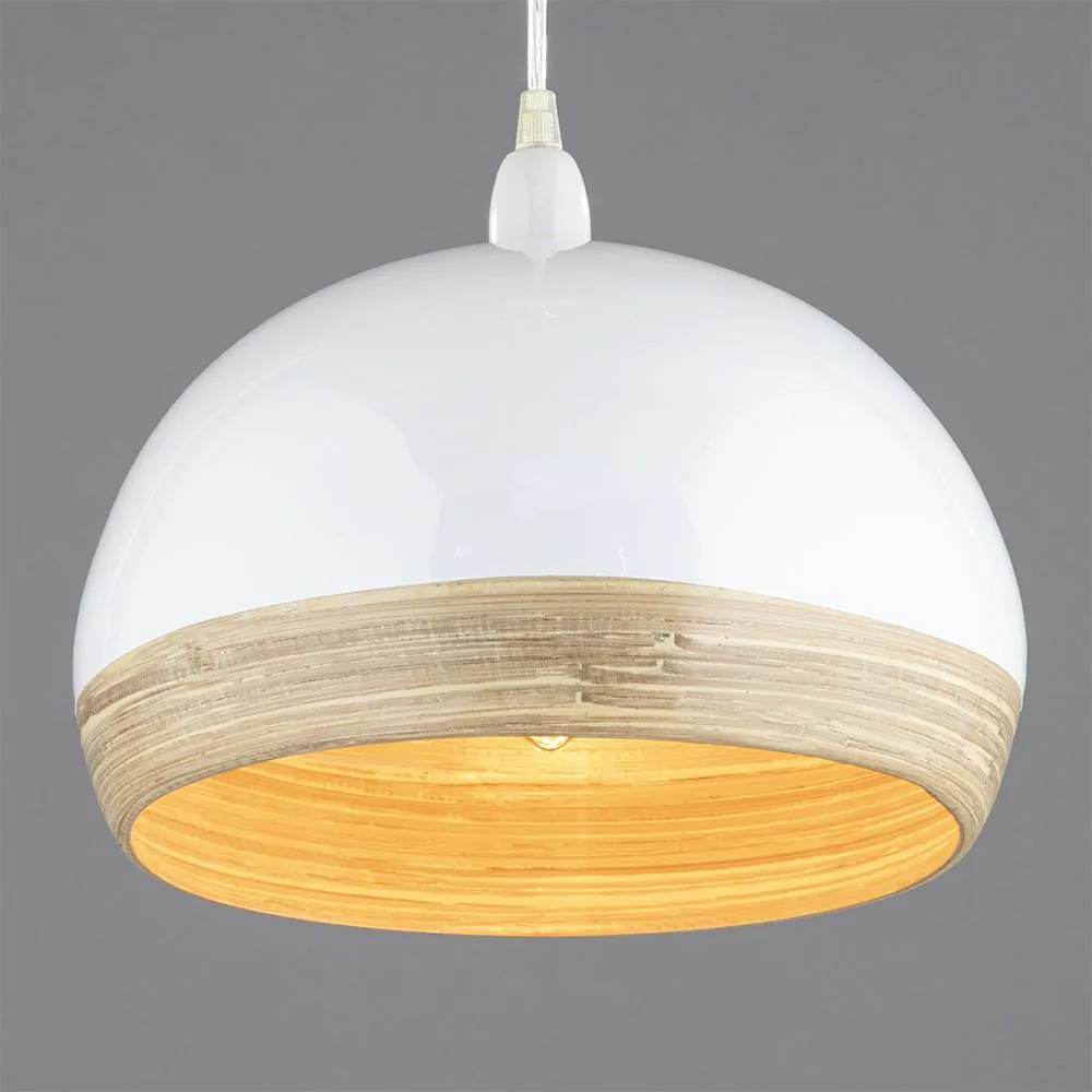 Bamboo Dome Easyfit Shade, White - Image 5