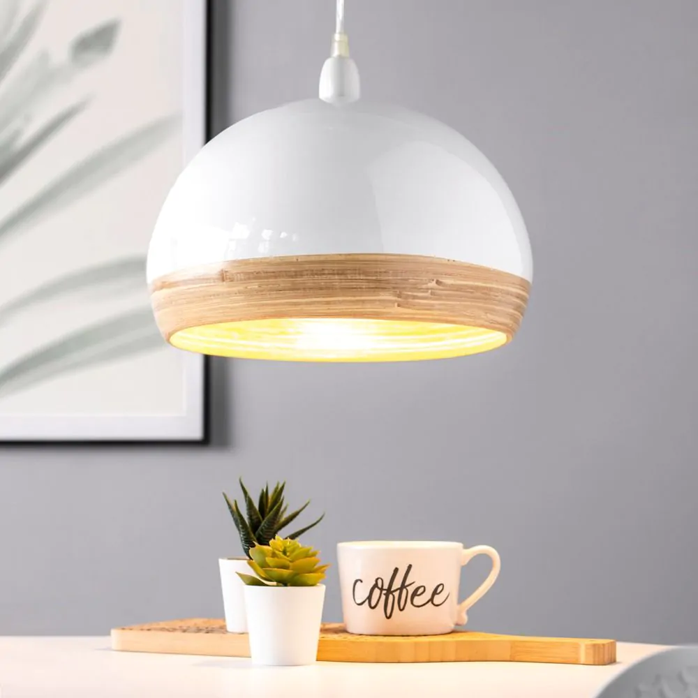 Bamboo Dome Easyfit Shade, White - Image 2