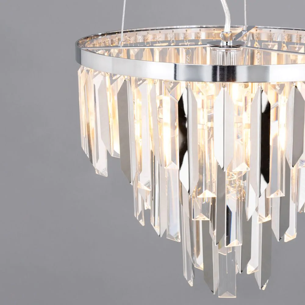 Beekham Ceiling Pendant Light, Chrome - Image 5