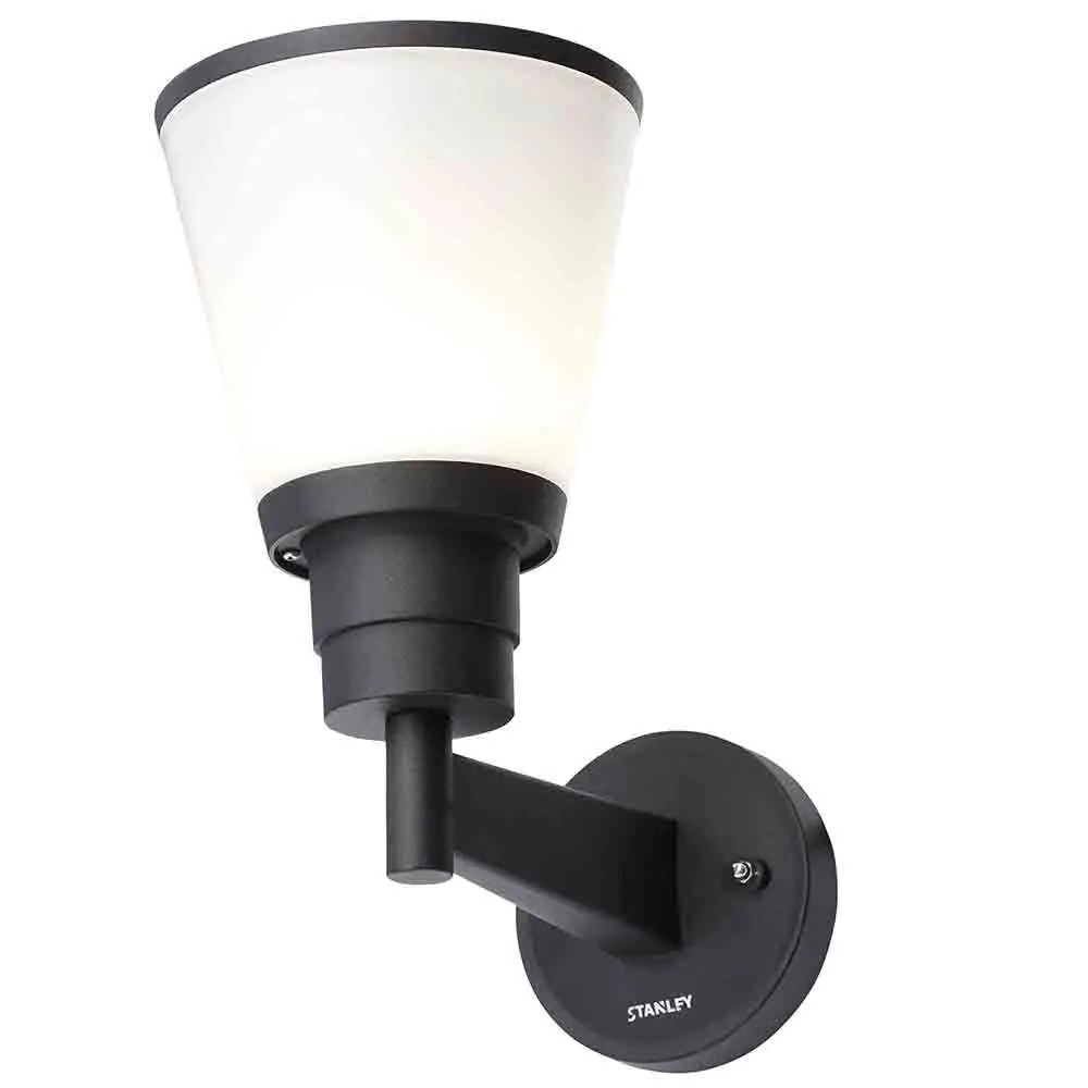 Stanley Begna Outdoor LED Wall Light, Black - Image 2