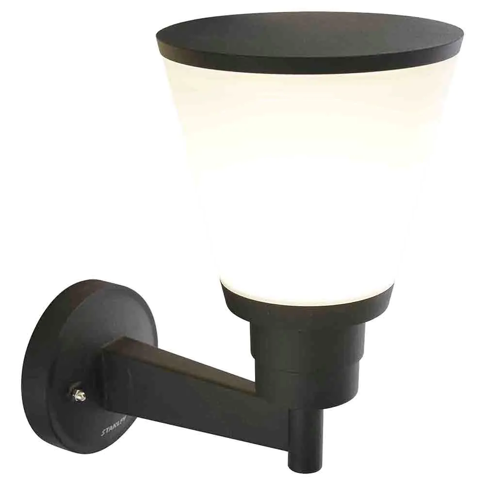 Stanley Begna Outdoor LED Wall Light, Black - Image 5