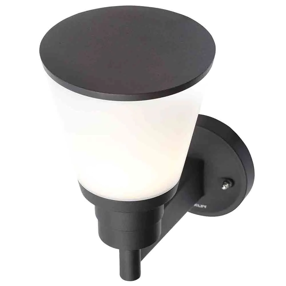 Stanley Begna Outdoor LED Wall Light, Black - Image 3