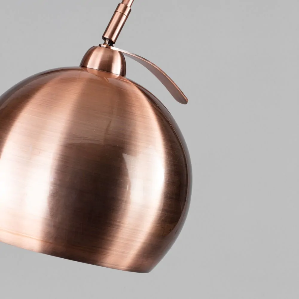 Benson Curved Floor Lamp, Copper - Image 5