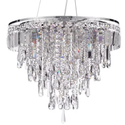 Bresna 6 Light Ceiling Pendant, Chrome