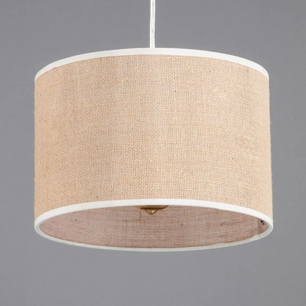 Burlap Easyfit Shade, Natural And Ivory - Image 6