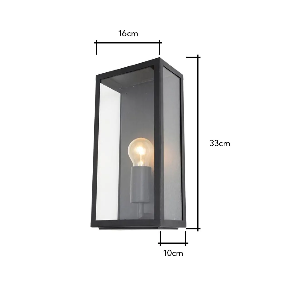 Stratus Outdoor Wall Light, Black - Image 2