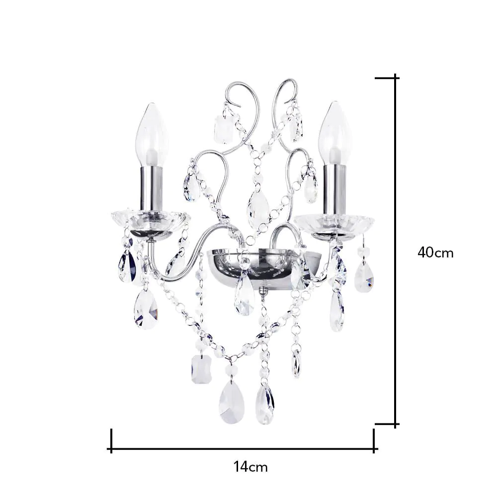 Annalee Wall Light, Chrome - Image 6