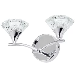 Sonic Bathroom Wall Light, Chrome