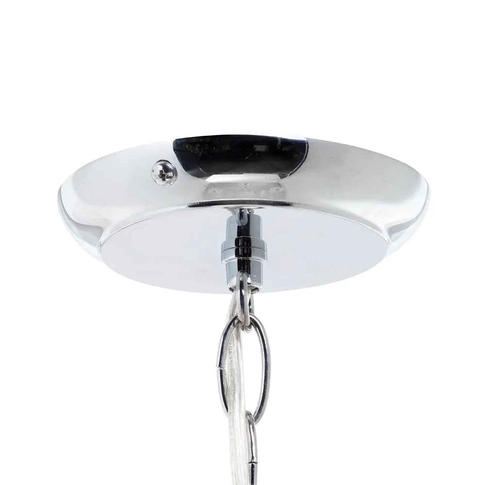 Edith Chandelier, Chrome - Image 4