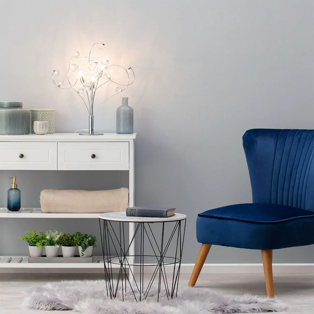 Lila Table Lamp, Chrome - Image 6