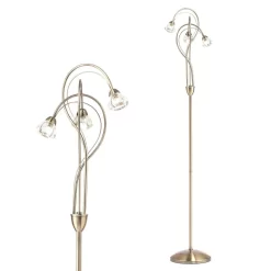 Marianne Floor Lamp, Antique Brass