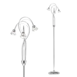Marianne Floor Lamp, Chrome