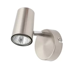 Barley Spotlight, Satin Nickel