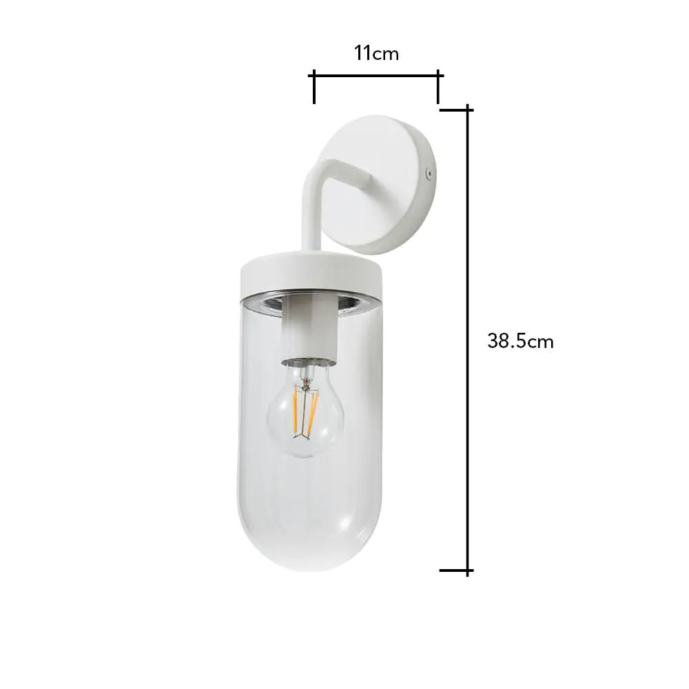 Chelsea Curved Arm Wall Light, Ivory - Image 6