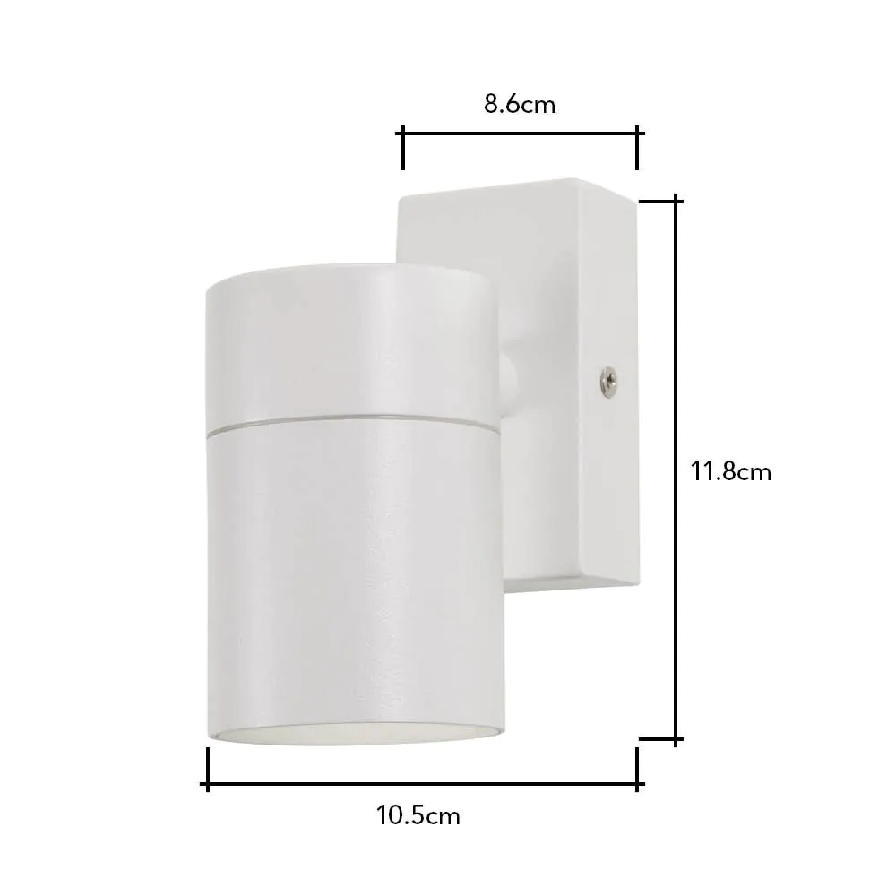 Jared Outdoor Up Or Down Wall Light, White - Image 6