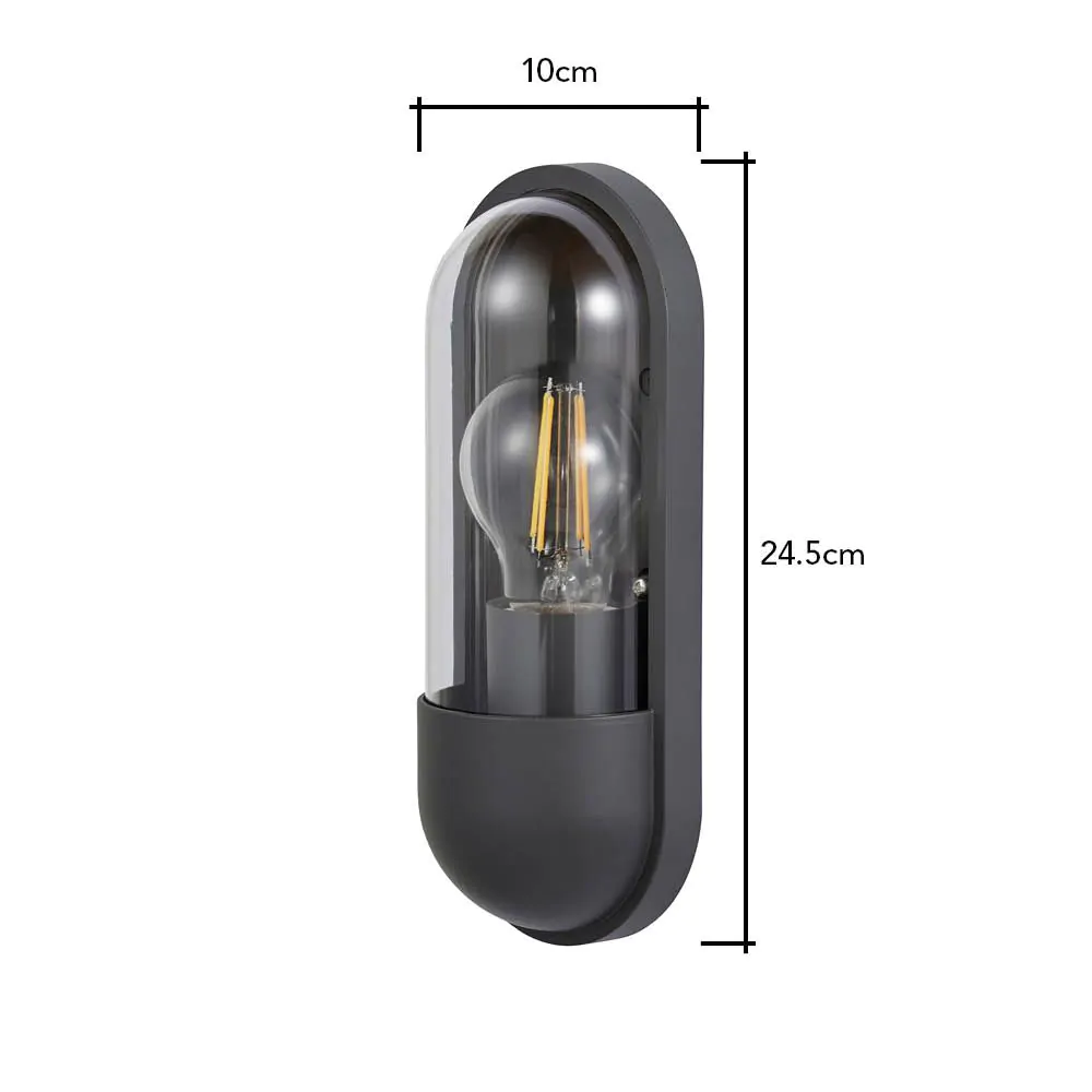 Bolus Outdoor Wall Light, Anthracite - Image 6