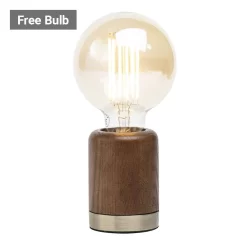 Theo Wooden Table Lamp, Oak