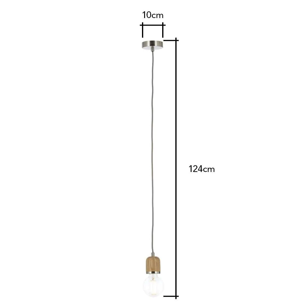 Seth Single Pendant, Ash - Image 11