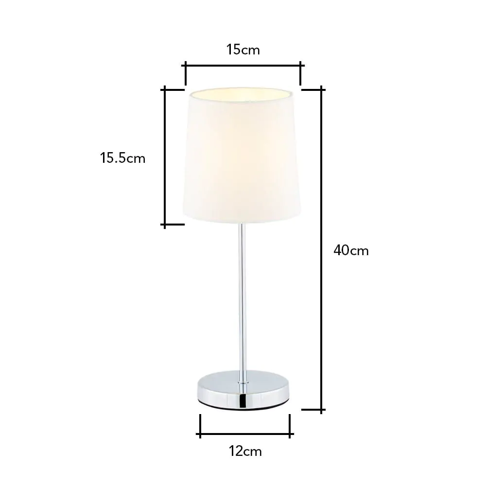 Mira Touch Stick Table Lamp, Natural - Image 8